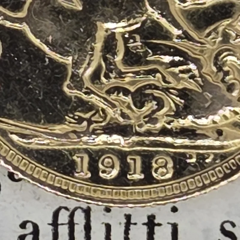 1918 George V Sovereign — image 4