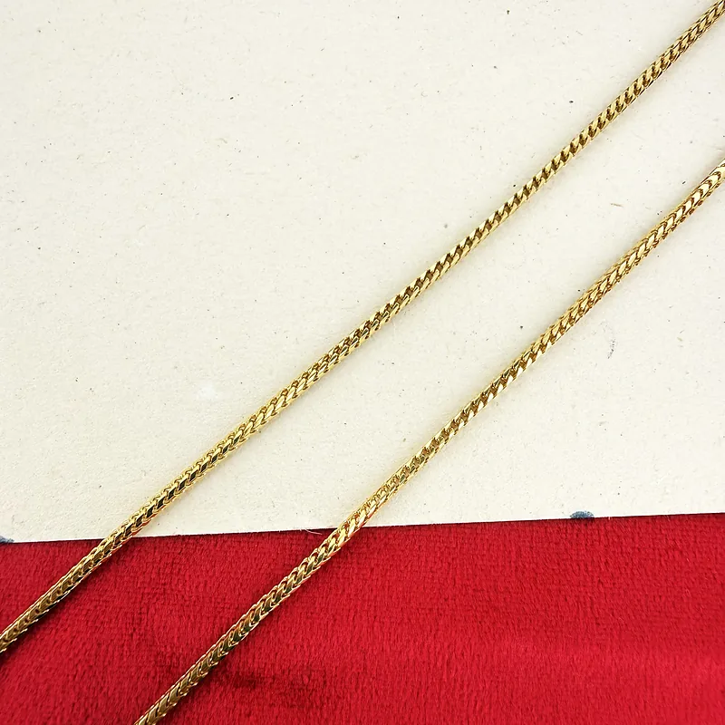 18ct Yellow Gold Franco Chain Necklace — image 5