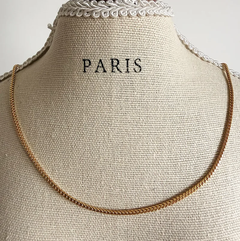 18ct Yellow Gold Franco Chain Necklace — image 9