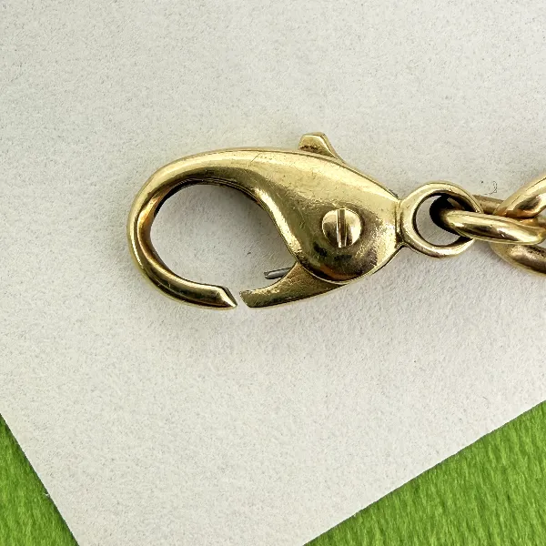 Birmingham 1984! Vintage 9ct Yellow Gold Rollerball Bracelet — image 6