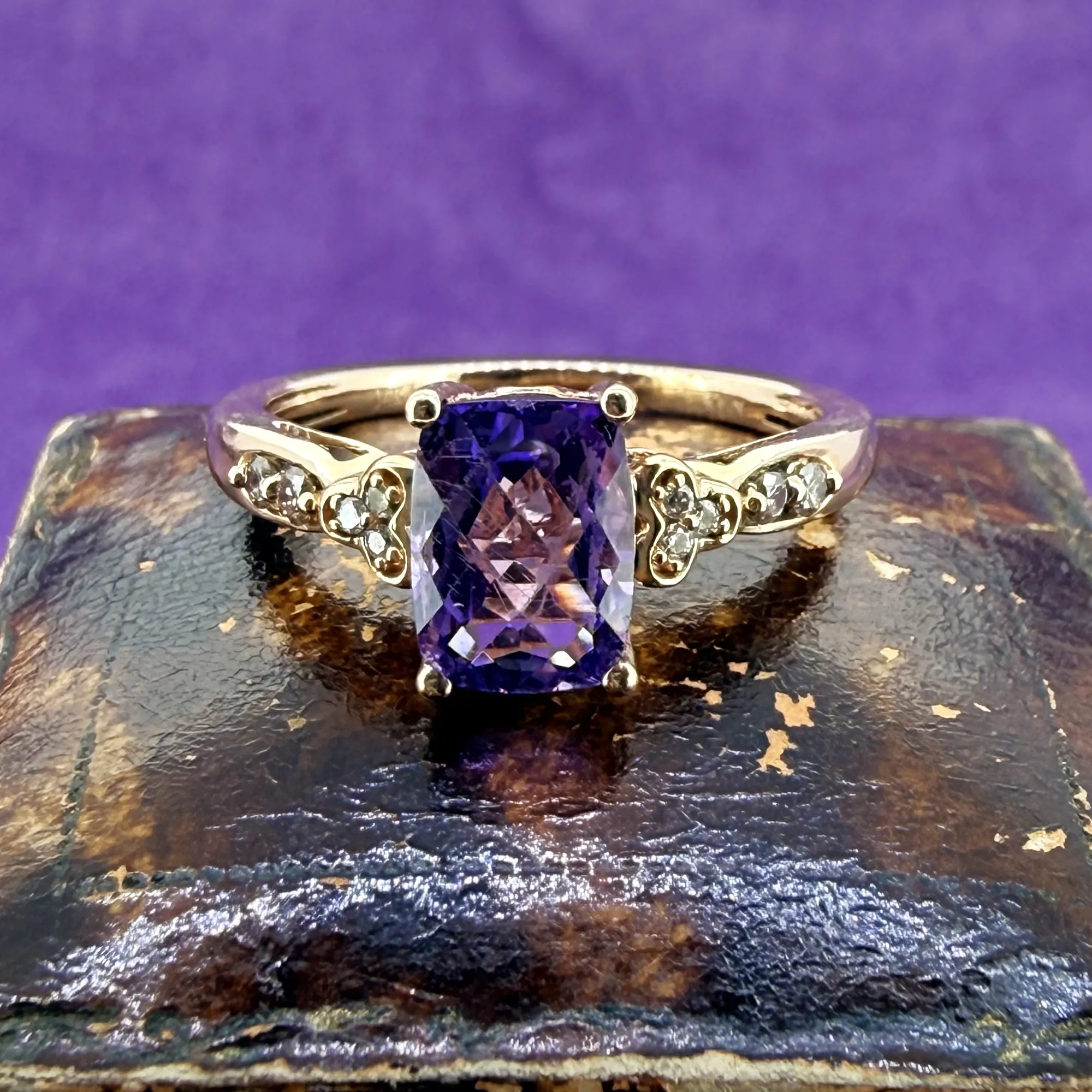 Le Vian 14ct Rose Gold Amethyst and Diamond Ring — image 4
